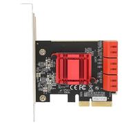 Bewinner Carte D'extension, Carte D'extension PCIE vers SATA3.0 Carte D'extension PCIE vers SATA3.0 Plug and Play pour Win XP/Server 2003/Vista/pour NAS pour/pour OS/pour