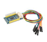 Bewinner Carte d'extension IO Interface I2C 16 Ports d'E/S Prenant en Charge 4 Modules, Conversion de Niveau Intégrée Compatible avec 3,3 V/5 V, Pilote LED à Courant Constant, Gradation 256