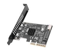 Bewinner Carte D'extension PCIe USB 3.2 Gen2x2 |Transfert de Données Haute Vitesse 20 Gbit/s, Port Avant de Type C avec Puce ASM3242 pour Mise à Niveau D'ordinateur de Bureau.