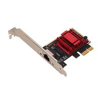 Bewinner Carte Ethernet PCIe 2,5 Gbit/s, Adaptateur Réseau Gigabit avec Puce RTL8125B, Port RJ45 2500/1000/100 Mbps, Compatible avec 10/11/7/8, OS X, Serveur, PC de Bureau