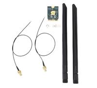 Bewinner Carte Fil WiFi 6E, BT 5.2 Tri Band Network Adapter 4200Mbps M.2 NGFF avec Antenne 8DBI pour 10 11 Openwrt