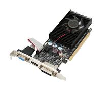 Bewinner Carte Graphique de Jeu 1 Go DDR3 64 Bits, 810 MHz 1000 MHz 2560 X 1600, HDMI DVI VGA PCI Express 2.0, Pour Le Montage D'ordinateur