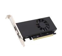 Bewinner Carte Graphique G1650 4 Go, Carte Vidéo GDDR6 128 Bits à Profil Bas, Carte Graphique de Jeu PC, Sortie DP HDMI, PCI Express 3.0 16X avec Ventilateur de Refroidissement pour Le