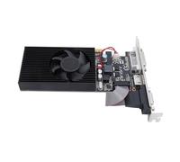 Bewinner Carte Graphique GT 730, 2 Go DDR3 GPU 64 Bits PCIe X16 - Ports DVI VGA, Ventilateur de Refroidissement Unique pour Prise en de L'affichage PC