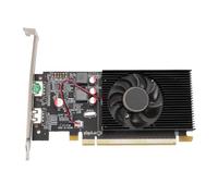 Bewinner Carte Graphique HD 6570 2G DDR3, Mémoire Vidéo 2 Go 64 Bits 533 MHz, Carte Graphique PCI Express 2.0 X 16 pour Architecture Kepler avec Ventilateur Unique, Design Fin et Discret,