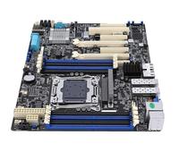 Bewinner Carte Mère Serveur LGA2011-3, Double Ports 10GbE, 8 Emplacements DDR4, 7 PCIe 3.0, U.2 et M.2, ATX pour E5-1600/2600 V3/v4, NAS, AI, Rendu