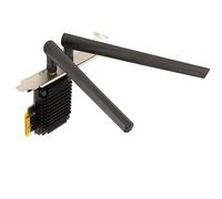 Bewinner Carte PCIe WiFi 6E 5400 Mbps Tri-Bande avec Bluetooth 5.2, Antenne à Gain élevé 6 DBi, Chipset AX210 pour 10/11 64 Bits, Adaptateur PCI Express sans Fil