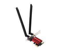 Bewinner Carte Réseau sans Fil Double Bande, Adaptateur PCIe Bluetooth 4.1 avec Double Antenne 8 DB pour Ordinateur de Bureau 7 8 10 11 Gaming Streaming