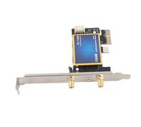 Bewinner Carte WiFi 1200 Mbps Bluetooth 4.0, PCIe X1 Double Bande 2,4 GHz/5 GHz AC1200 Adaptateur Réseau Fil pour Ordinateur de Bureau