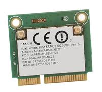 Bewinner Carte WiFi, Carte sans Fil WiFi pour Ordinateur Portable, Interface Mini PCIE, Carte Réseau Adaptateur WiFi Double Bande Bluetooth 4.0 300 Mbps pour Win 7 8 10