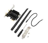 Bewinner Carte WiFi PCIe AC1300Mbps avec Bluetooth 4.2 pour Ordinateur de Bureau, Adaptateur Réseau sans Fil Double Bande 2,4 GHz/5,8 GHz, Chipset 7265, Faible Consommation et Dissipateur de Chaleur