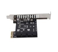 Bewinner Cartes D'extension PCIE vers USB3.0, Interface 19/20 Broches équipée d'un Fusible et d'une Carte Riser Compatible MOSFET X4/X8/X16 pour (ph62 Pleine Hauteur)