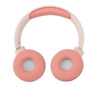 Bewinner Casque Bluetooth avec Basses Lourdes, Son Stéréo et Casque sans Fil Pliable pour Les Sports de Jeu, Rechargeable avec Port 3,5 Mm Bleu (Pink)