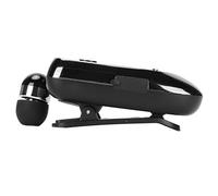 Bewinner Casque Bluetooth sans Fil Lavalier, Casque de Sport Stéréo Rétractable, écouteur Bluetooth Multifonction Vibrant avec Identification de l'appelant