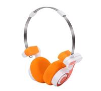 Bewinner Casque Bluetooth Supra-auriculaire avec 20 Heures D'autonomie, Son Stéréo de Basses Profondes, Contrôle à Un Bouton, écouteurs sans Fil Légers et Réglables pour Le Sport, la (Orange Vif)