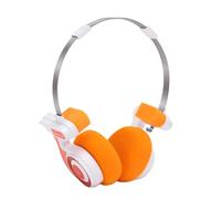 Bewinner Casque Bluetooth sur L'oreille, 20 Heures de Batterie, écouteurs Bluetooth sans Fil avec Commande à Un Bouton, pour Les Voyages à Domicile et au Bureau (Orange Vif)