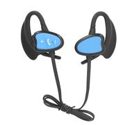 Bewinner Casque de Natation sous-Marin IPX8 Bluetooth 5.4 avec Mémoire de 32 Go, écouteurs Ouverts pour la Plongée, la Course, Le Surf, la Natation, Le Yoga (Blue)