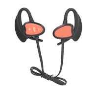 Bewinner Casque de Natation sous-Marin IPX8 Bluetooth 5.4 avec Mémoire de 32 Go, écouteurs Ouverts pour la Plongée, la Course, Le Surf, la Natation, Le Yoga (Orange)