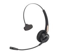 Bewinner Casque Monaural avec Microphone, Casque USB à Oreille Unique, Casque Antibruit Bluetooth, Casque de Centre D'appels sans Fil sur L'oreille pour Bureau, Entreprise à Domicile