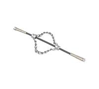 Bewinner Chaîne de Détartrage d'égout, Arbre Flexible pour Tuyaux de 50 à 200 Mm, Dissolvant de Bouchons de Canalisation à Câble Rotatif de Type Poussoir, Outil de Nettoyage de Canalisation pour