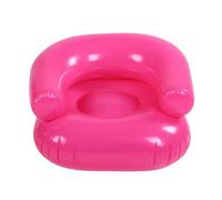 Bewinner Chaise Longue Gonflable, canapé Gonflable en PVC Transparent pour Chambre à Coucher, Salon, Couloir, Balcon, Léger et Confortable (Pink)