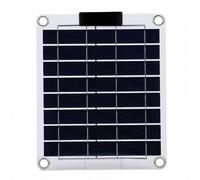 Bewinner Chargeur de Panneau Solaire 30W, Charge Rapide, Silicium Monocristallin, Bifacial, Portable, Double USB C, Camping Voyage en Plein Air