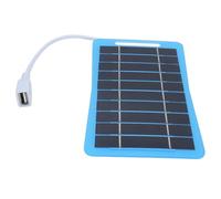 Bewinner Chargeur de Panneau Solaire en Silicium Monocristallin 5W 5V, Charge Rapide, avec Poignée, Chargeur Solaire Portable