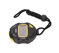 Bewinner Chronomètre électronique HS 8200 avec Affichage 2 Lignes, Mémoire de 20 Tours, Compte à Rebours, Horloge et Alarme - Précision de 0,01 S, étanche pour Le Sport et l'entraînement