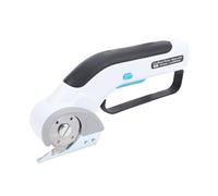 Bewinner Ciseaux électriques sans Fil, Coupe-Tissu de Tapis en Carton Rechargeable, Auto-affûtant Rotatif, Robuste avec Lumière LED pour L'artisanat du Cuir, Boîte de Découpe, Tapis,