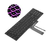 Bewinner Clavier de Remplacement Rétroéclairé pour Ordinateur Portable GS60 GS70 GT72 GL62 GL72, Clavier Couleur Rétro-éclairé Clavier Populaire Layout