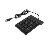 Bewinner Clavier Filaire USB C avec pavé Numérique, Clavier Numérique Mince à 18 Touches, Clavier de comptabilité Financière Portable, Extensions Clavier USB Externe à 18 Touches pour