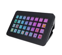 Bewinner Clavier Macro ACL à 32 Touches | Boutons Personnalisables avec Affichage Visuel, Raccourcis One-Touch pour Les Créateurs et Les Streamers - Compatible avec/Mac (Black)