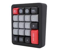Bewinner Clavier Macro Programmable Numpad Mécanique, Clavier Numérique RVB Numeric Hot Swappable Hot Swappable avec Interrupteurs Rouges Linéaires et 12 Modes de Rétroéclairage, (Black)