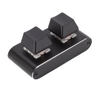 Bewinner Clavier Mécanique USB Programmable à 2 Touches avec Interrupteur Rouge, pavé Macro de Raccourci personnalisé pour Les Jeux, L'édition et la productivité, Mini pavé de Commande en