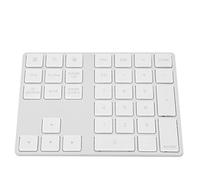 Bewinner Clavier Numérique Étendu Bluetooth3.0, Pavé Numérique à 34 Touches Rechargeable, USB Clavier Numérique sans Fil pour Os/Android, Conception de la Structure de Protection