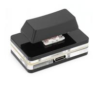 Bewinner Clavier PC Macro Programmable à 1 Touche, Clavier Unique à Bouton USB Défini par L'utilisateur, Clavier OSU Mécanique RVB, Touche de Raccourci Personnalisée Filaire USB C pour