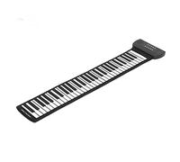 Bewinner Clavier Portable à 61 Touches Enroulables avec Son Stéréo 4D, 16 Tonalités, Sortie MIDI, alimenté par USB/batterie, pour les âges et les Débutants (PM61)