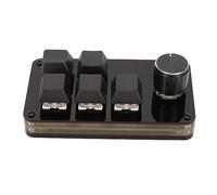 Bewinner Clavier Programmable avec Bouton, 5 Touches Macro échangeables à Chaud, Interrupteur Bleu, Mini Clavier Mécanique Filaire USB de 1 M pour Les Jeux et Le Bureau