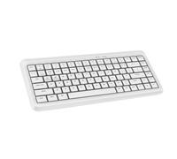 Bewinner Clavier sans Fil 2,4 G, 75% 84 Touches, Claviers Pleine Taille avec pavé Numérique, Clavier Ultra Fin Silencieux pour Ordinateur de Bureau, Ordinateur Portable (White)
