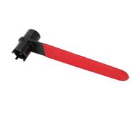 Bewinner Clé 2 en 1 ouble Tête de 18 Mm à 4 Griffes et Douille Hexagonale de 16 Mm pour Meuleuse d'angle, Acier CrV Robuste, Poignée Ergonomique Antidérapante, Réparation Mécanique et