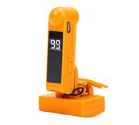 Bewinner Clicker Automatique pour Téléphone, 1 à 99 Clics par Seconde, | Batterie Intégrée de 150 MAh, Affichage de L'état LED, Connexion Physique de Type Pince, Boîtier ABS, Tête à en Silicone