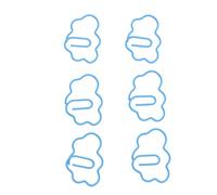 Bewinner Cloud Shaped Paper Clips, 100 Pcs Set (BLUE) | Design Adorable, matériau en fer, utilisation polyvalente, clips de papeterie