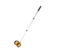 Bewinner CO-Z Roue de Mesure Roulante Double Outil de Mesure de Distance Précise de 4 Pouces, Outil de Construction Léger de 0 à 9999,9 M avec Tige Télescopique, Roue de pour les Projets