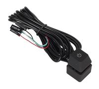 Bewinner Commutateur de Bouton d'alimentation pour Ordinateur de Bureau Mise sous Tension Externe de L'Ordinateur de Bureau Extension du Bouton Hôte du Commutateur de Châssis pour