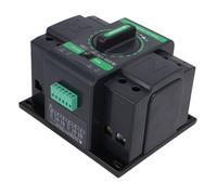 Bewinner Commutateur de Transfert Automatique Double Alimentation 125 A 2P, Commutateur de Commutation Manuel et Automatique, Type d'isolation de Niveau PC pour Interface d'Alimentation de Feu