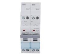 Bewinner Commutateur de Transfert Manuel 2P 63A Montage sur Rail DIN, Commutateur de Transfert Double Générateur de Puissance avec Protection contre les Surcharges, 1-600VAC, 10000 Cycles