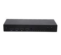 Bewinner Commutateur KVM 8-en-1, Moniteur Commutateur KVM 4K 8 Ports, 8 Hub USB2.0, Prise en de L'utilisation Simultanée et USB2.0, Fonction DDC, Télécommande pour Affichage