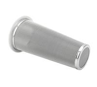 Bewinner Conique de Filtre à café à Froid en Acier Inoxydable 304, Infuseur à café Réutilisable avec Joint étanche en Caoutchouc Blanc, Passoire à Portable 8x15cm pour thé, glacé et Fruits (8 * 15cm)
