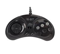 Bewinner Contrôleur de Jeu 16 Bits 6 Boutons pour Genesis, Contrôleur USB Genesis pour Saturn, Genesis Mini, PC, Mac