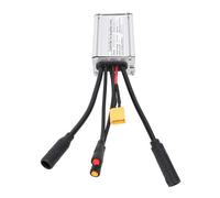 Bewinner Contrôleur de Moteur 36 V 48 V pour Vélo électrique, Conception à Onde Sinusoïdale 250 W 350 W avec Ligne de Lampe, Connecteur étanche et Construction en Alliage d'aluminium